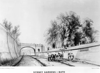 Jardins de Sydney, Bath, imprimé par C. F. Cheffins, 1843